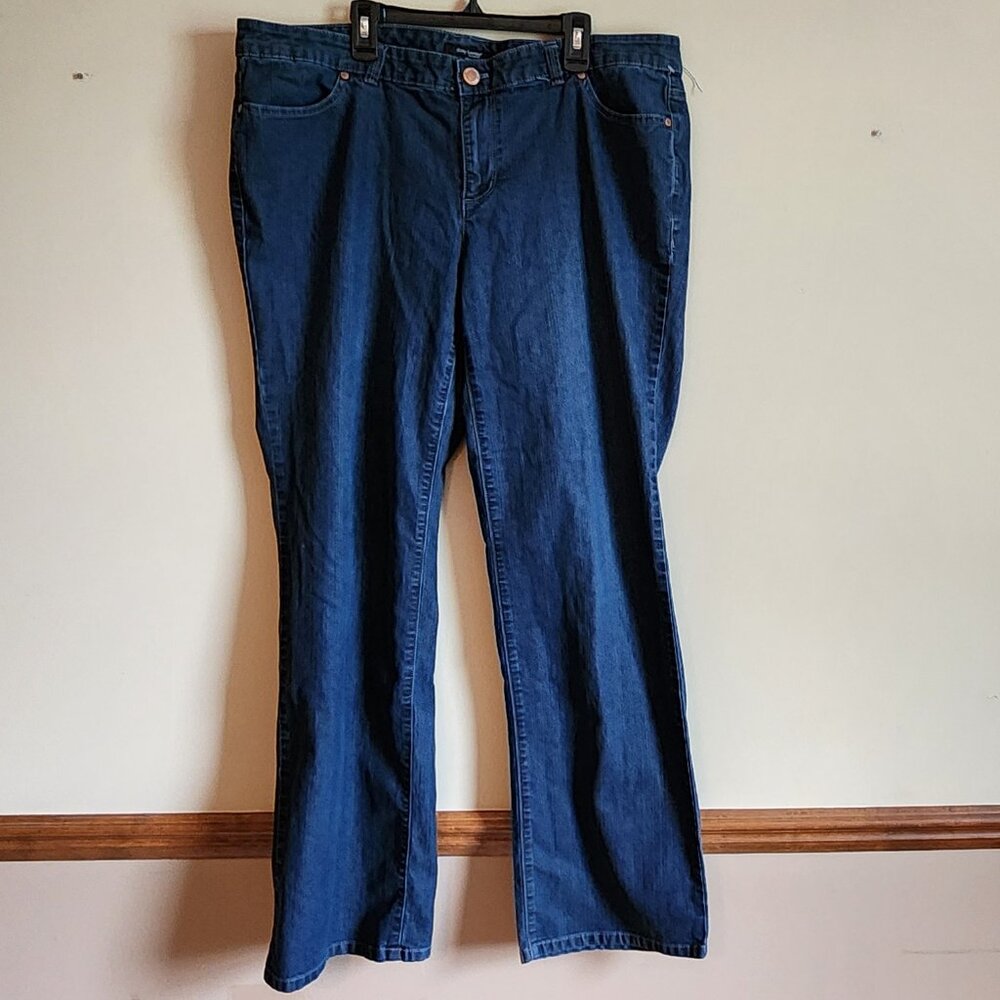 Daisy Fuentes - Womens Blue Jeans Boot Cut Size 16W